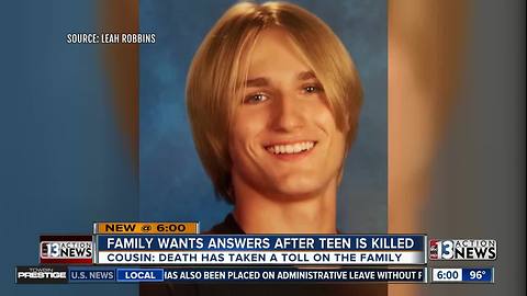 Cousin remembers teen killed in modified version of Russian roulette