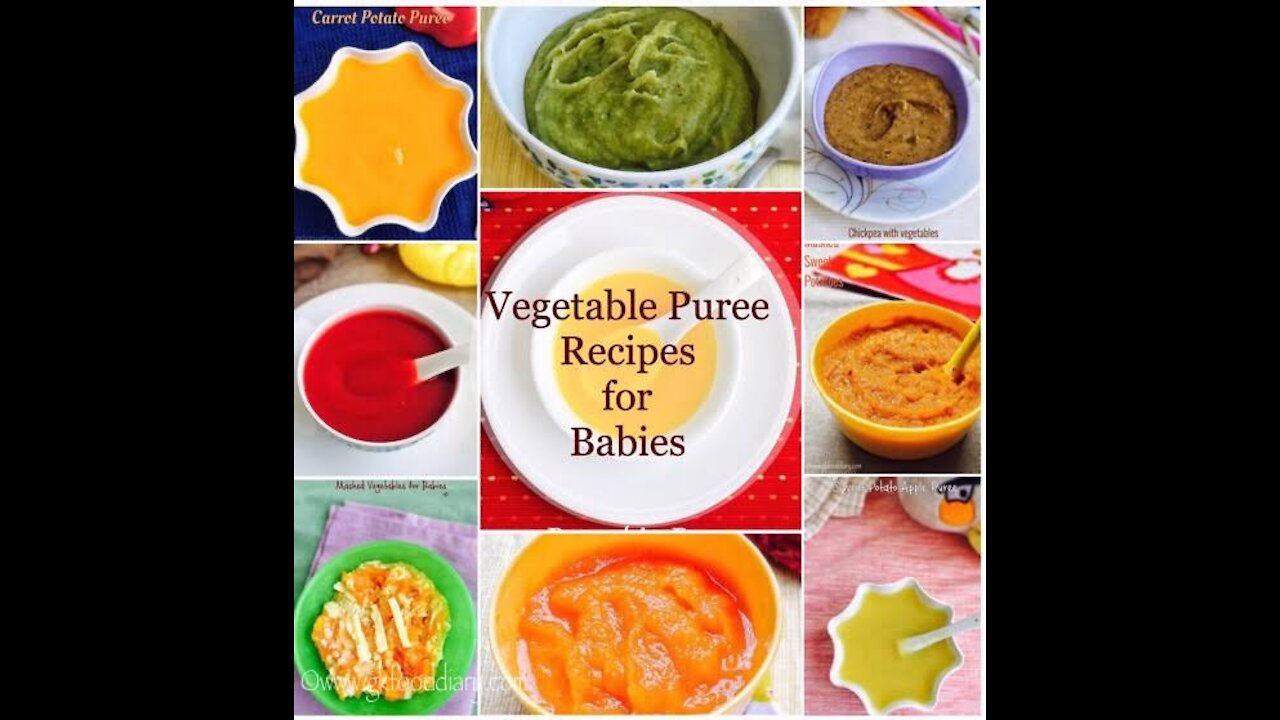 8 Quick and Easy Vegetable Puree Recipes for 6 Months and Up Babies