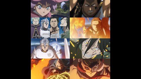 Black clover 🍀 captain fight scenes