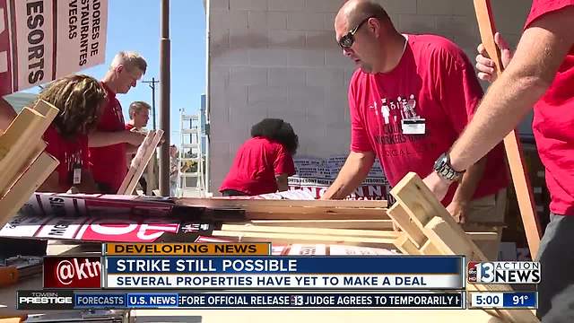 Culinary Union struck a tentative labor deal with Caesars, still waiting on MGM