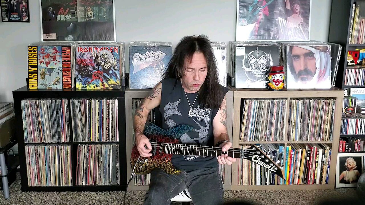 Rob Evans Shredding Eruption by Eddie Van Halen!!!