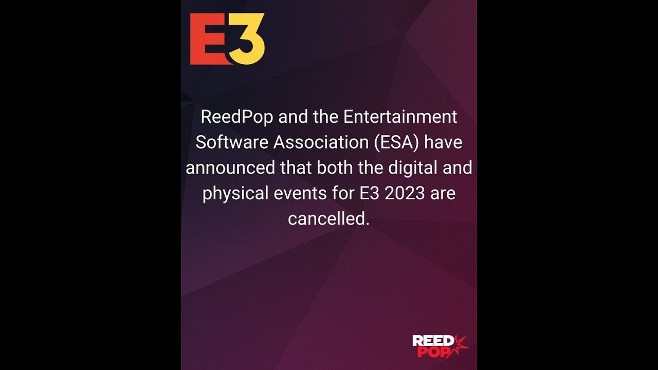 RapperJJJ LDG Clip: E3 2023 Has Been Canceled