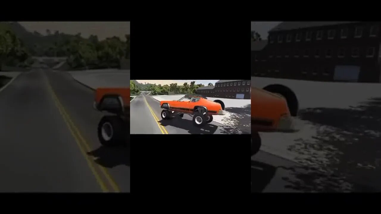 pressed down from above / BeamNG DRIVE