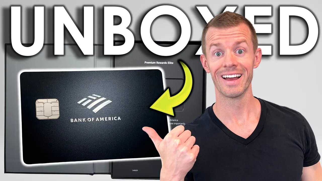 Seriously Lux 🥂 Bank of America Premium Rewards Elite UNBOXING!