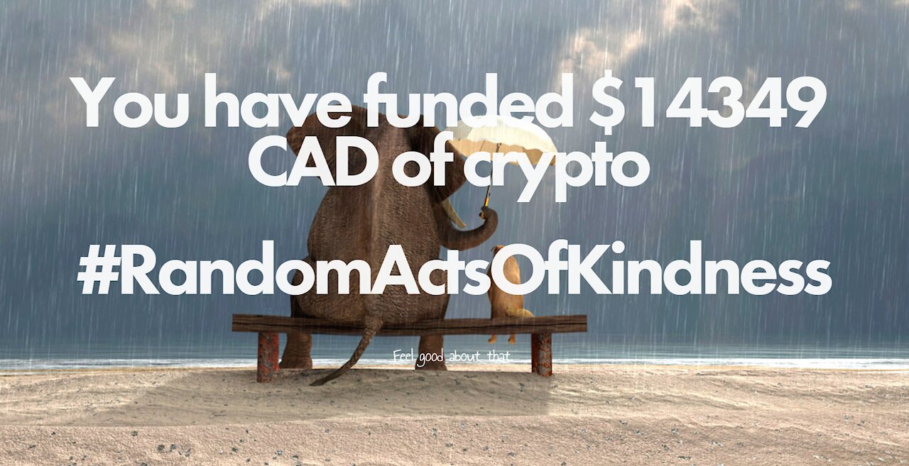 We spent 4 thousand dollars in one day on #randomactsofkindness