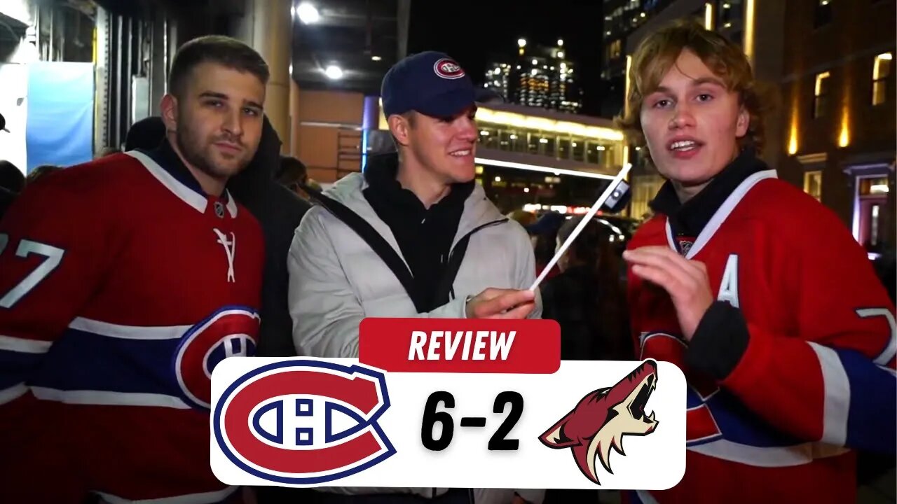 BEDARD SZN NOT WORKING OUT ! | MTL 6-2 ARZ | REVIEW