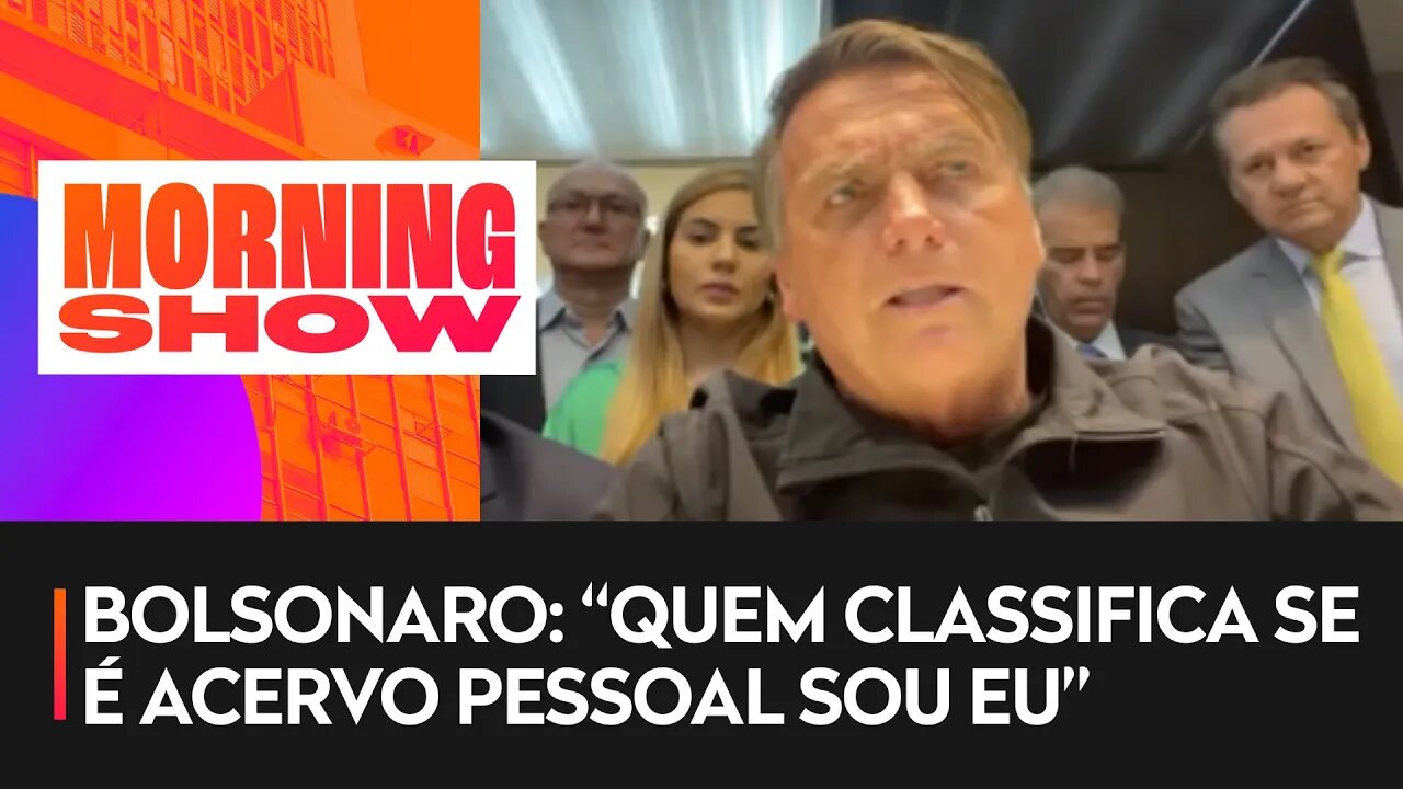 Bolsonaro fala sobre o caso das joias sauditas no Morning Show