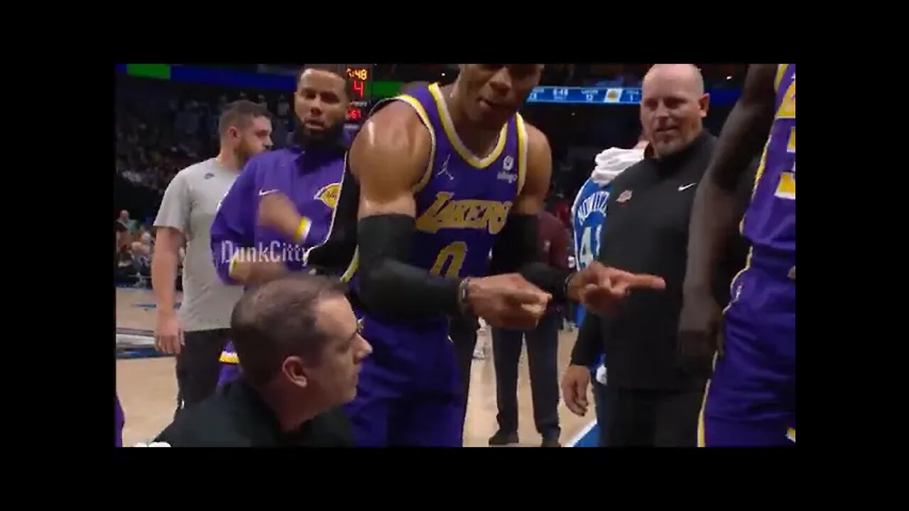 Westbrook is furious to all Lakers