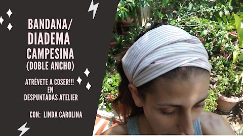 DIY Bandana, Balaca, Vincha, Cintillo estilo campesina en pocos pasos