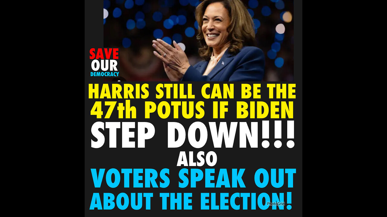 SOD #30 Will Kamala Harris become president despite losing to Trump? Will that be right?