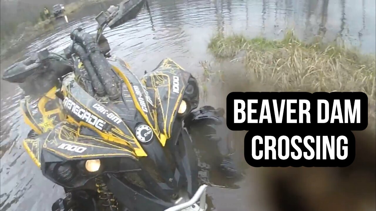 Can Am Renegade Crossing Beaver Dam