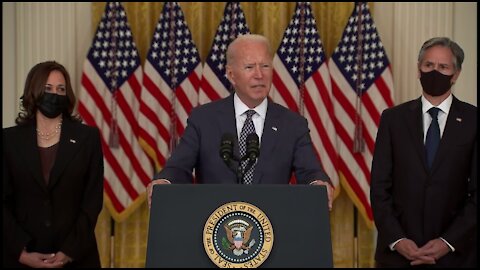 Joe Biden says the Afghan security force is only 300 persons