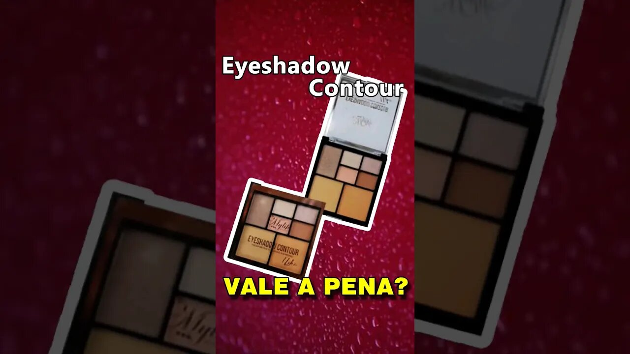 Paleta de Sombras Eyeshadow Contour #Shorts #MyLife #Maquiagem