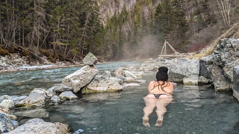 Hot springs in BC | OFF road VanLife adventures