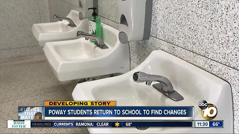 Poway students return to school amid water shutoff