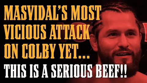 Masvidal's Most VICIOUS Attack on Colby Yet!!