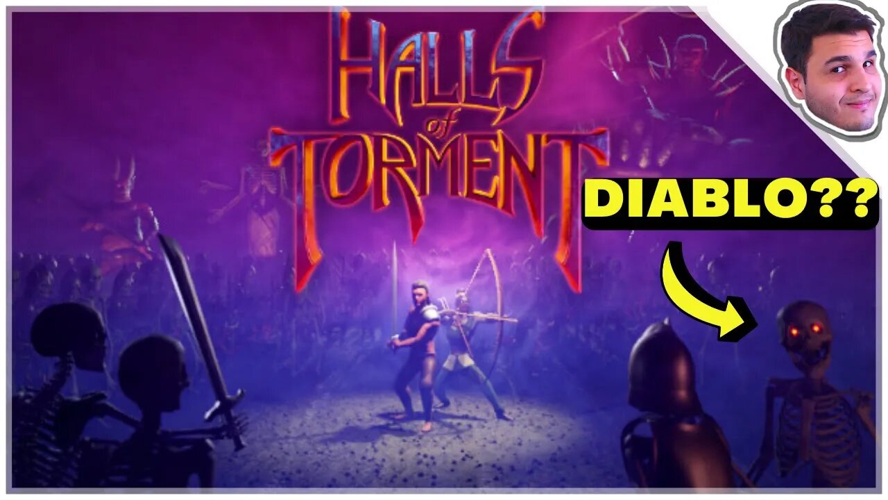 ESSE ROGUELIKE PARECE DIABLO HALLS OF TORMENT