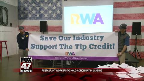 Tipped workers to host Capitol Action Day in Lansing