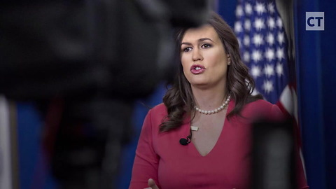 Sarah’s Special Guests At News Briefing Probably Had Reporters On Good Behavior