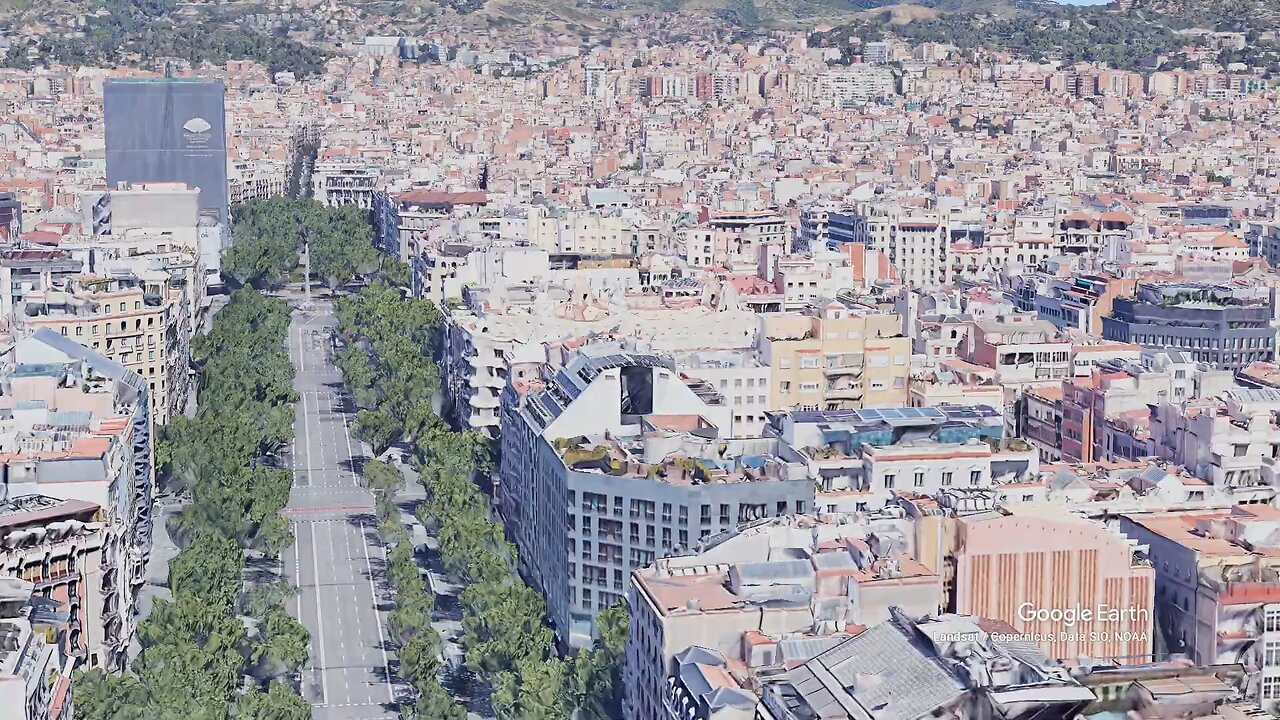 Spain Google Earth video