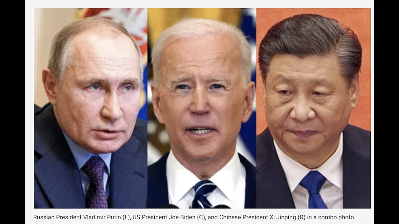 Biden & Putin catch up for a coffee about China!