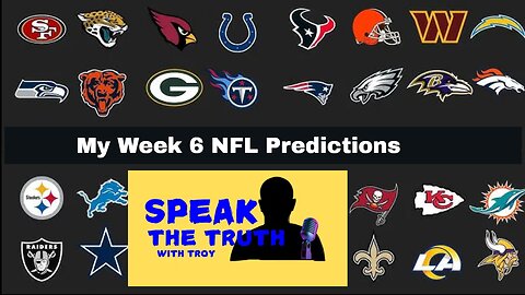 Episode 46: My Week 6 NFL Predictions