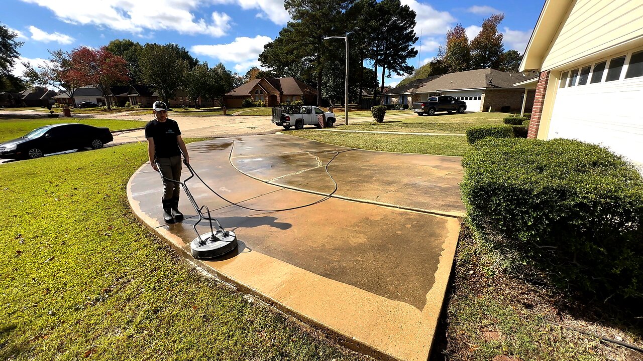 I TRANSFORMED this NIGHTMARE of a Driveway for a Military Family - Their reaction was worth it