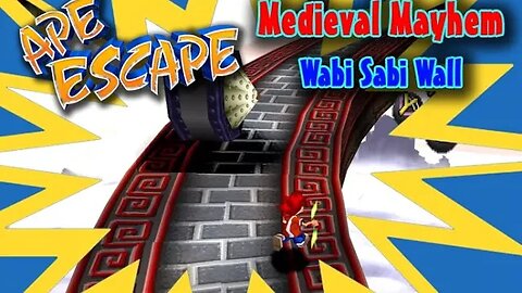 Ape Escape: Medieval Mayhem #2 - Wabi Sabi Wall (with commentary) PS1