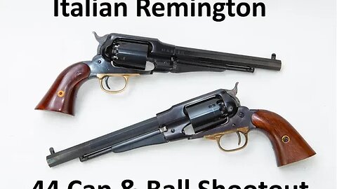 Italian Remington 44 Cap & Ball Shootout