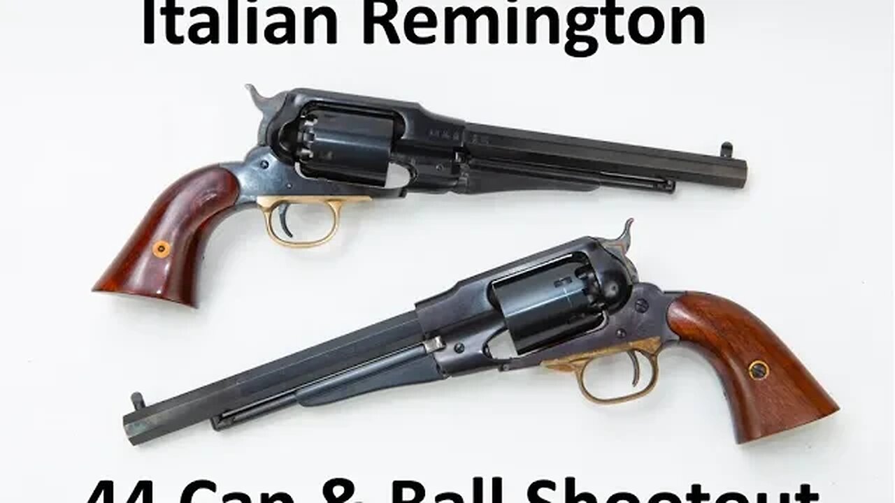 Italian Remington 44 Cap & Ball Shootout