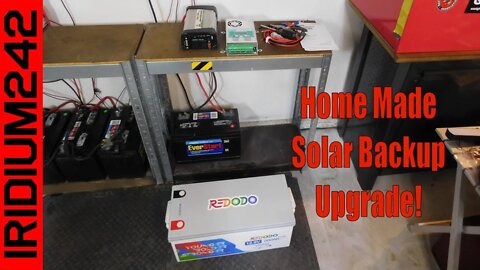 Upgrade For The Backup Solar Setup: Redodo (Upgraded from Zooms) LiFePO4 Battery!