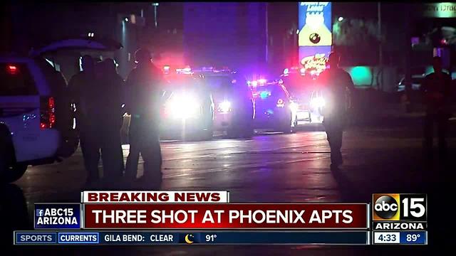 Phoenix Fire: 3 people in critical condition after shooting in west Phoenix