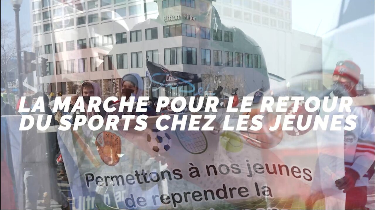 La marche pour le retour du sport à l'école le 7 mars à Québec