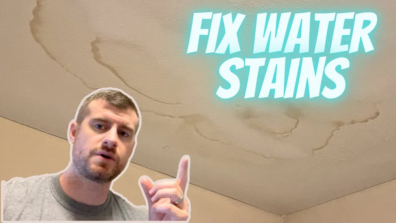 How to Fix Ceiling Water Stains, KILZ Stain blocker