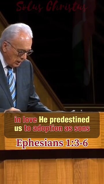 Divine Election | John MacArthur #johnmacarthur #solideogloria #election #ephesians1 #short