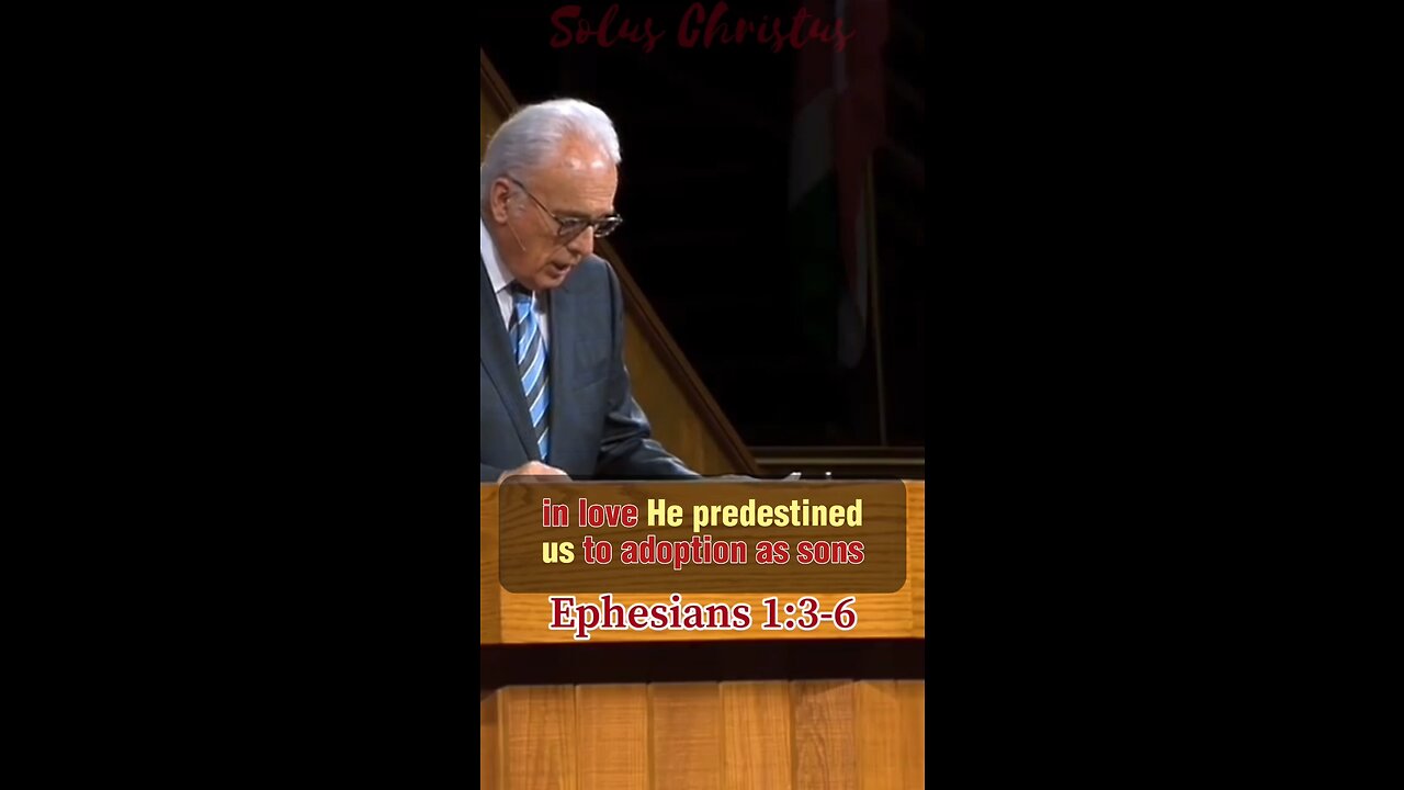 Divine Election | John MacArthur #johnmacarthur #solideogloria #election #ephesians1 #short