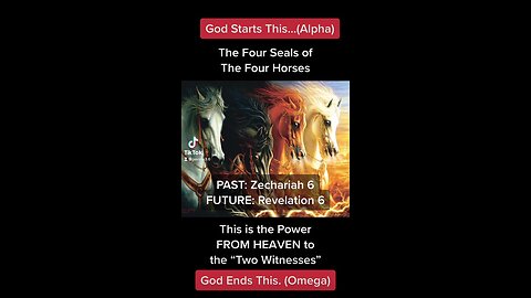 The Four Seals of The Four Horses In Revelation