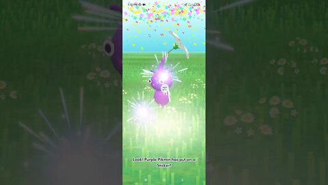 Pikmin Bloom-Purple Pikmin With Sticker