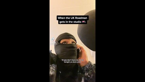 When a UK roadman gets in the studio