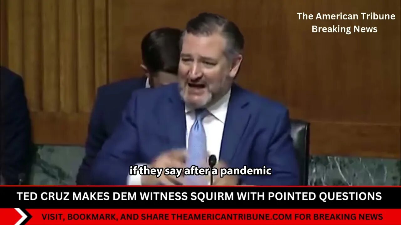 Ted Cruz Makes Dem Witness Squirm After Launching Unfair Accusation About Texas