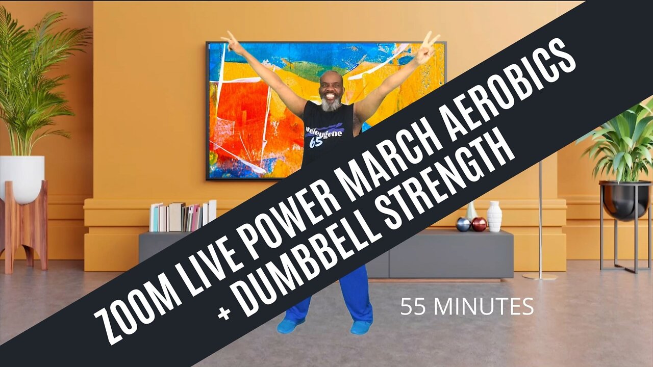 Zoom Live Power Walking Aerobics Dumbbell Strength Abs 01/15/2022