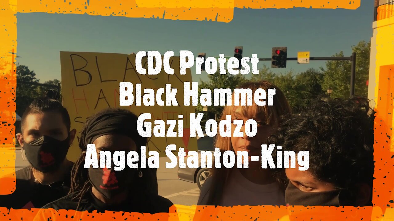 CDC FraudF@uciFriday Protest Black Hammer & Trump Supporters