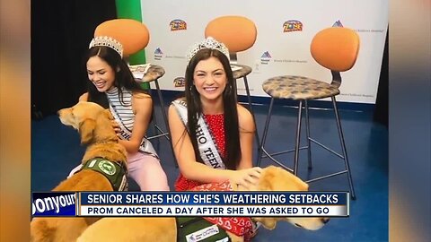 High school senior shares how she's weathering setbacks