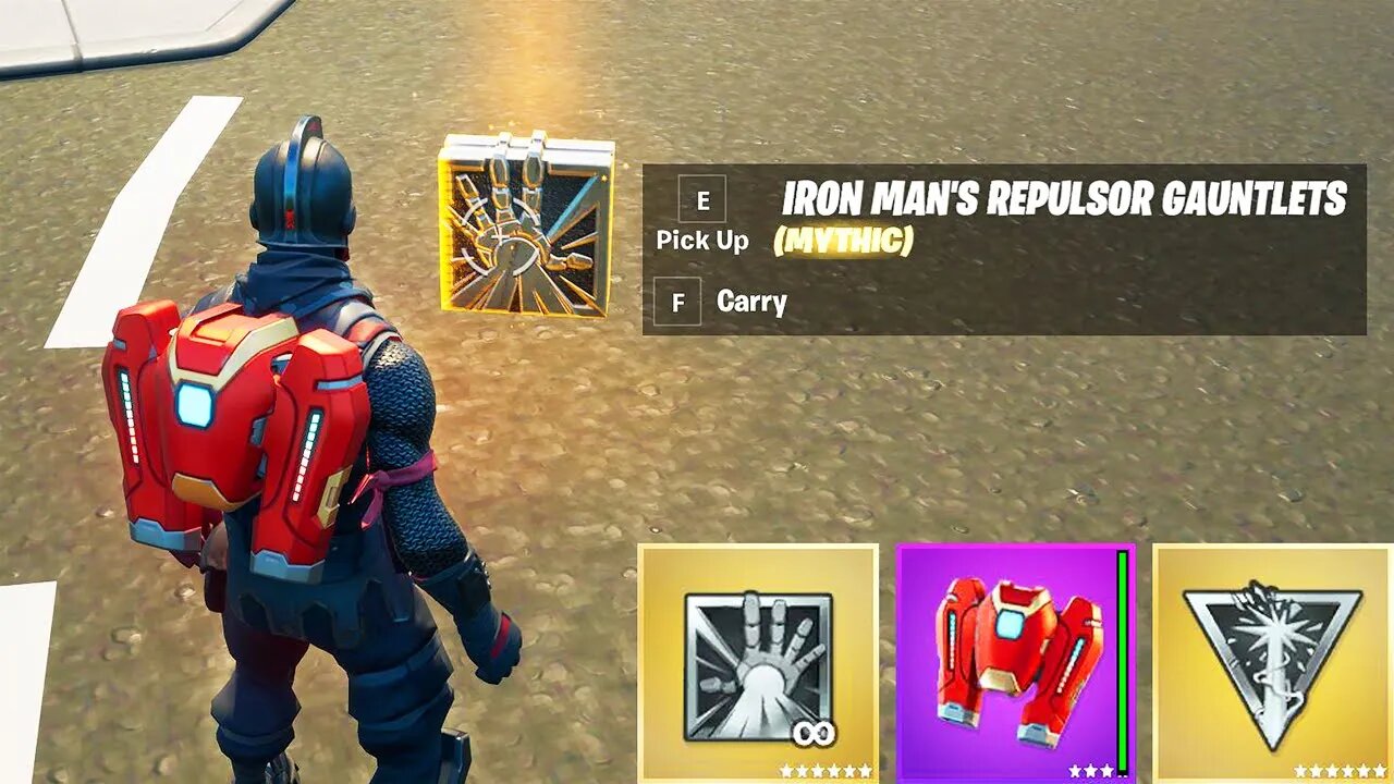 What Happens When You Jet Pack With Iron Mans Repulsors in Fortnite