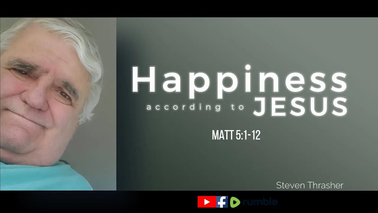 Fit2Fight4Christ Ministries INC presents: “Happiness according to Jesus” #gospel #kingdom