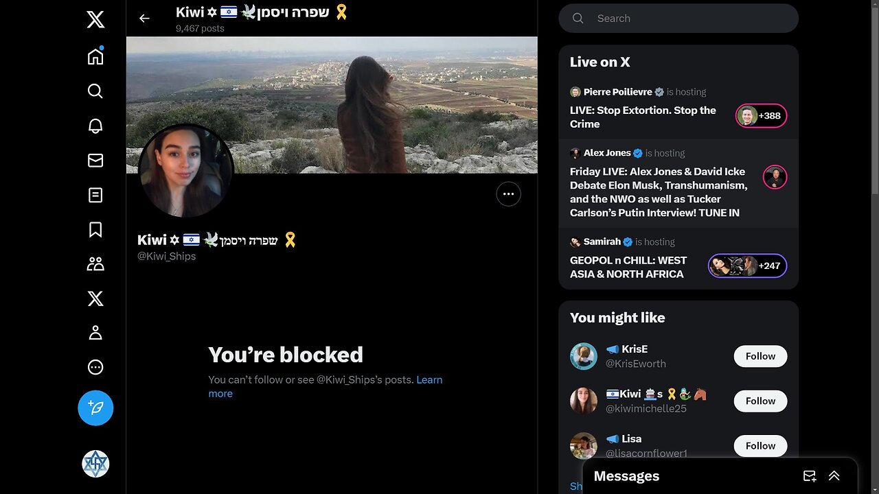 BLOCKED - THIS IS HOW THESE ZIONISTS ROLL!!!! LOL