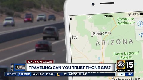Can you trust your smart phone's mapping features?