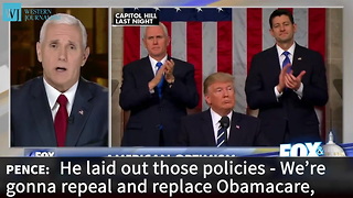 Pence: Speech Showed ‘The President I Serve With Every Day’