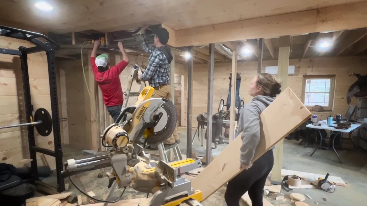 Working with joy: our LOG HOME basement (#115)