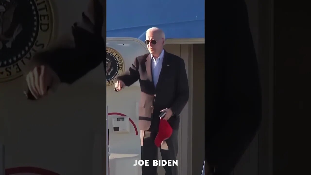 Joe Biden, Did They Send Him Home With A Maga Hat?